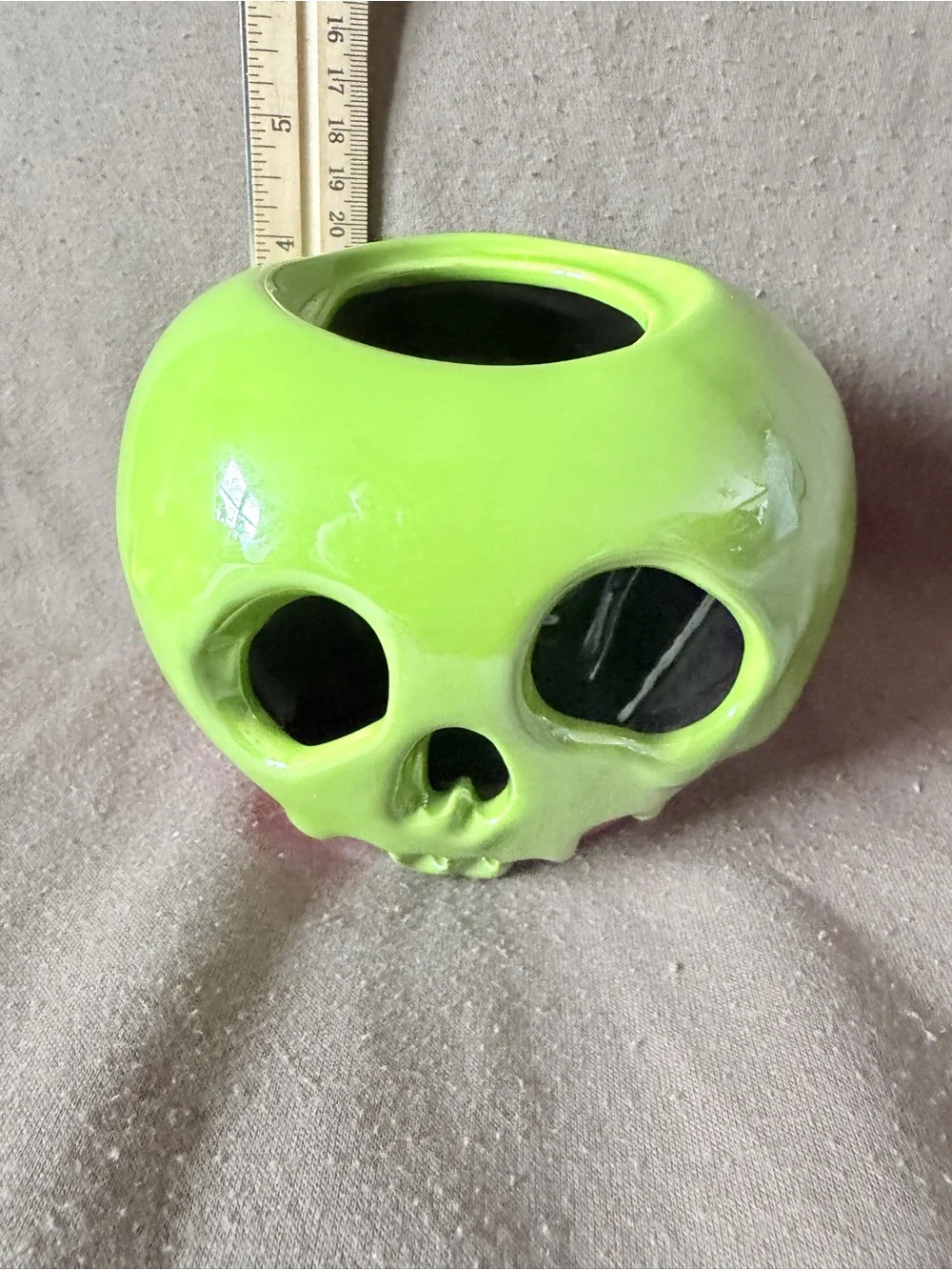 Disney Neon Green & Red Apple Skull from Snow White - Decorative Home Accent
